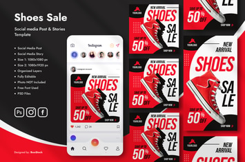 Shoes Sale Social Media Template