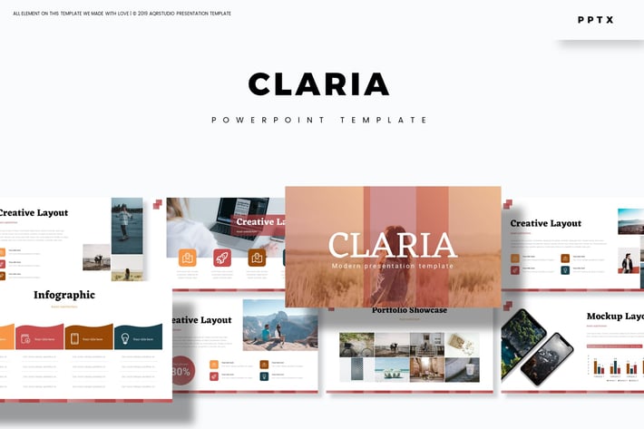 Claria - Powerpoint Template