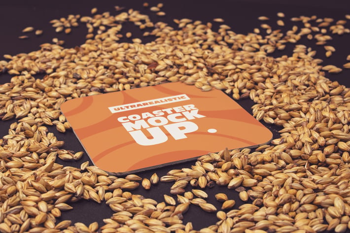 Perspective Square Coaster Malt