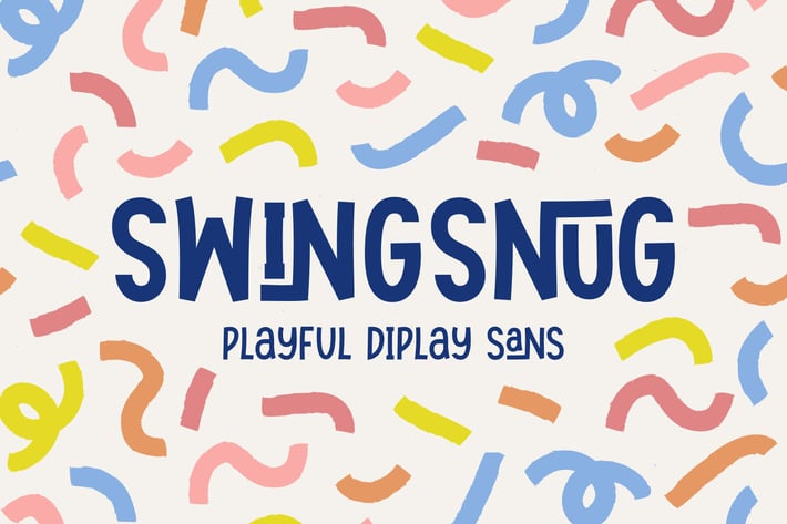 Swingsnug- Playful Display Sans