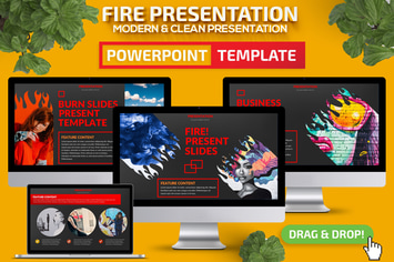 Fire Powerpoint Presentation Template