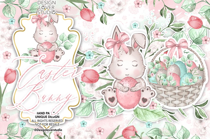 Sweet Easter Bunny design