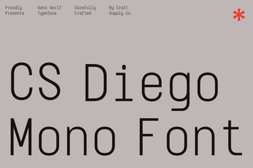 CS Diego Mono – Sans Serif Typeface