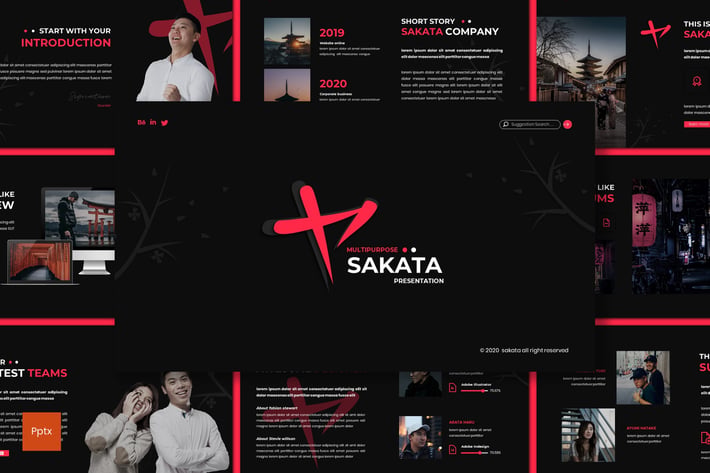 Sakata - Powerpoint Template