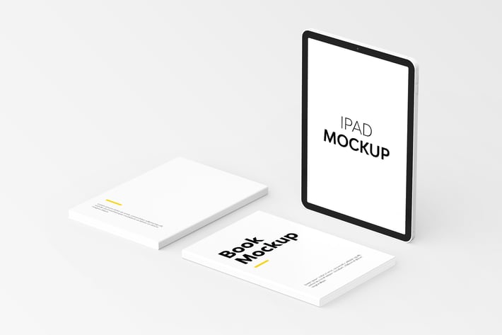 Book & iPad Mockup