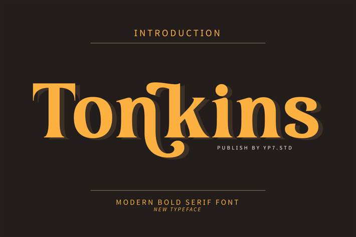 Modern Font Tonkins