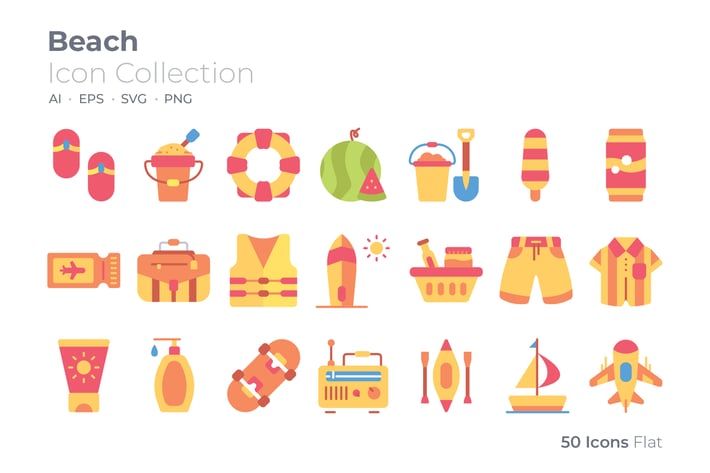 Beach Color Icon