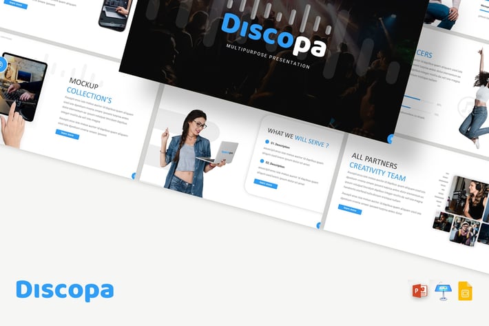 Discopa - Multipurpose PPTX / GSlides / Key