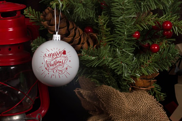 Christmas Ball Mock Up