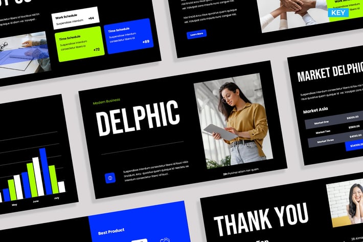 Black Blue Modern Company Profile Presentation 004