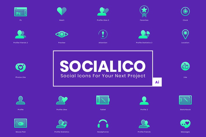 Socialico Icons