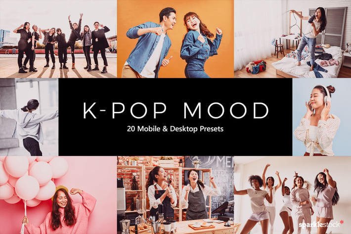 20 K-Pop Mood Lightroom Presets & LUTs