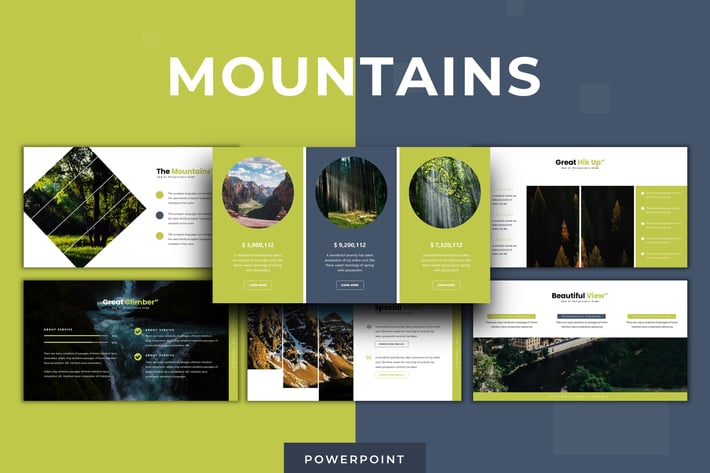 Mountains - Powerpoint Template