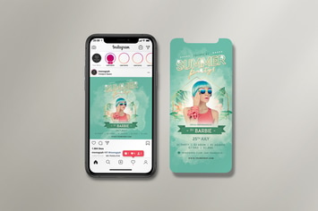Summer Tropical Party Instagram Set