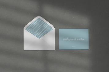 Greeting Card Mockup