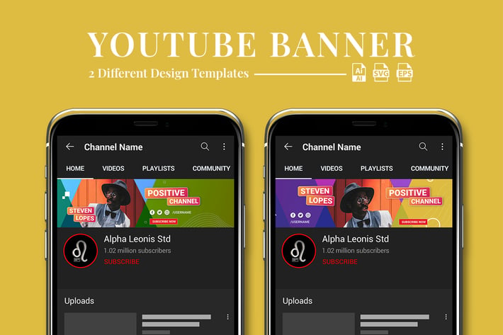 Vlogger Fashion Youtube Banner