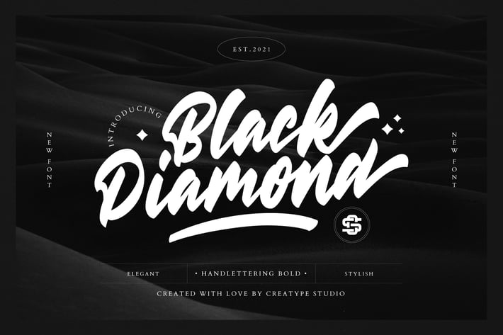 Black Diamond Handlettering Bold