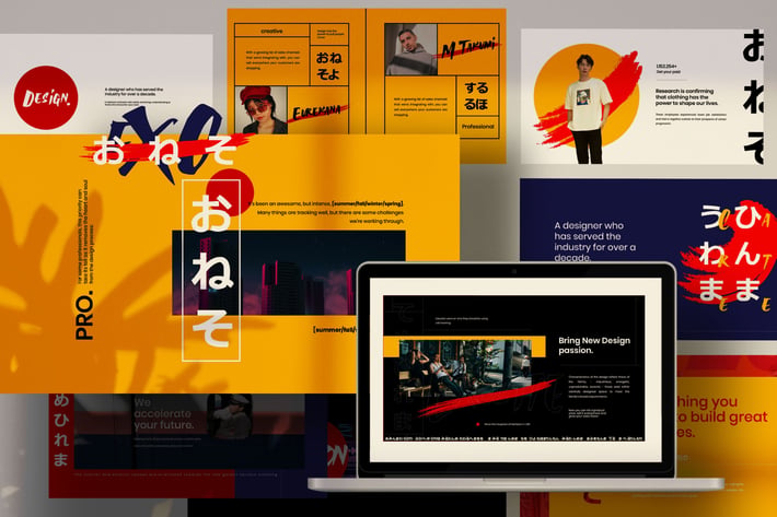 EXO - japanese Business Creative Design Keynote
