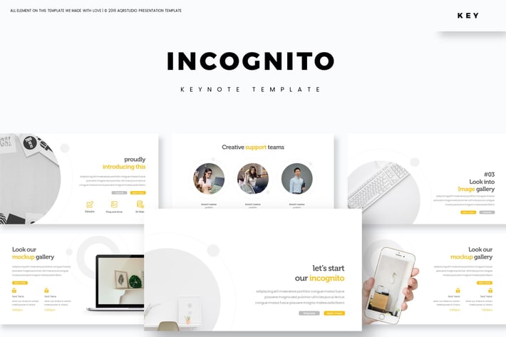 Incognito - Keynote Template
