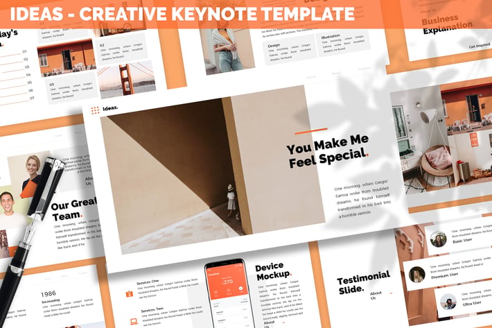 Ideas - Creative Keynote Template
