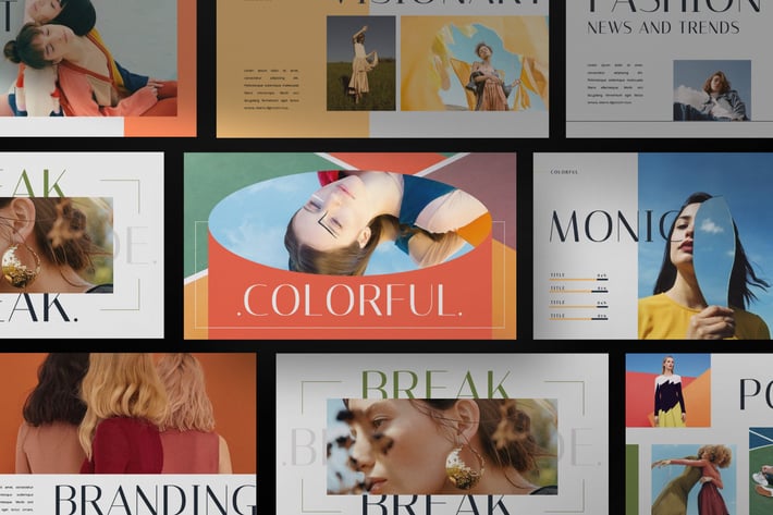 Colorful Brand Keynote Presentation Template