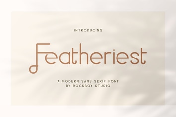 Featheriest - Business Font