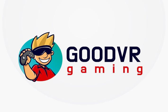 Virtual Reality Gaming Logo Template