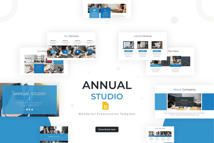 Annual Studio - Google Slides Template