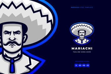Mariachi Logo Template