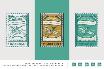 Artwork Design - Horsie Ride Badge