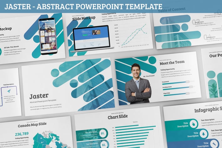 Jaster - Abstract Powerpoint Template