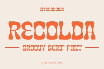 Recolda - Retro & Groovy Font