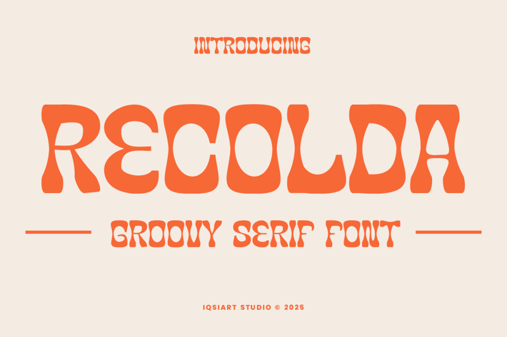 Recolda - Retro & Groovy Font