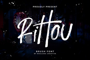 Rittou Brush Font