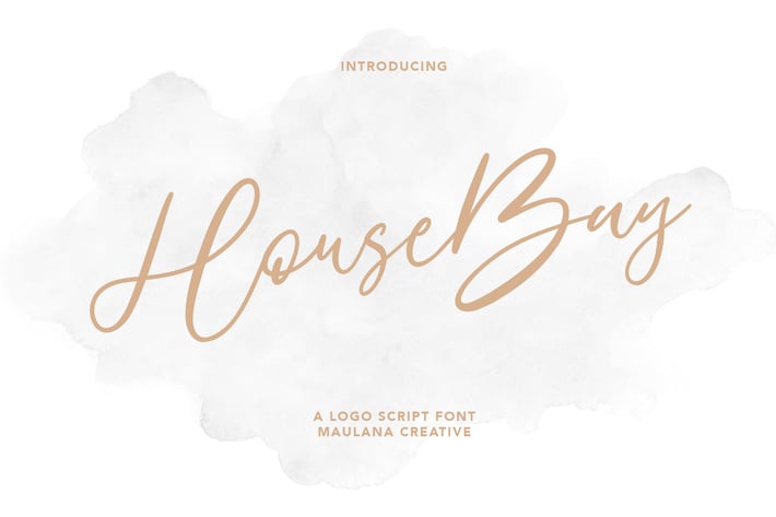 HouseBay Logo Script Font
