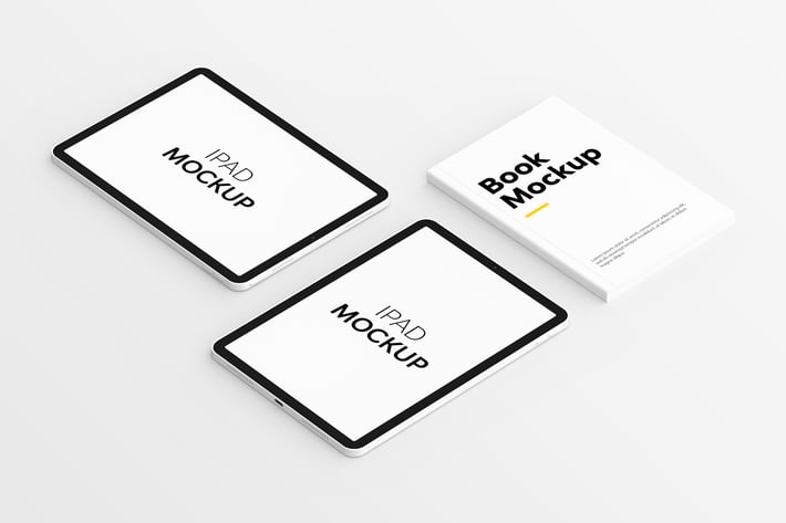 Book & iPad Mockup
