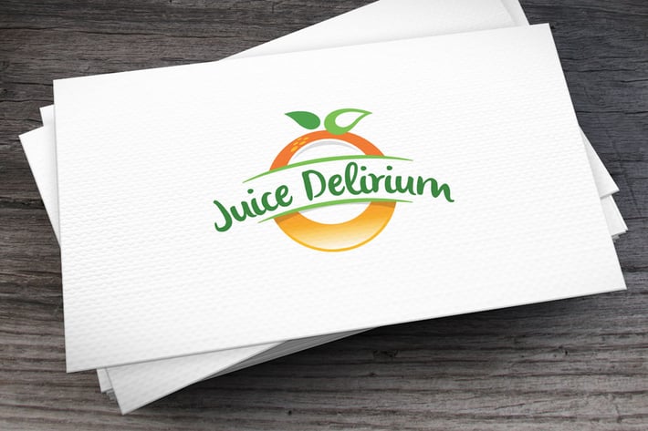 Juice Delirium Logo Template