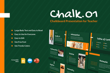 CHALK01 - Chalkboard Presentation for Teacher