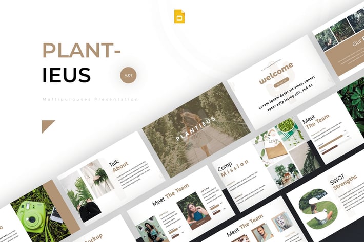 Plantieus - Google Slides Template