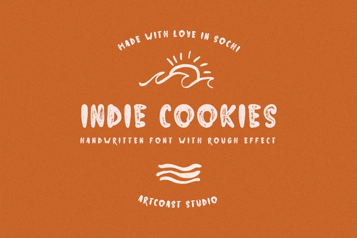 Indie Cookies Handwritten Font