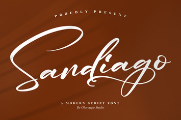 Sandiago Modern Script Font