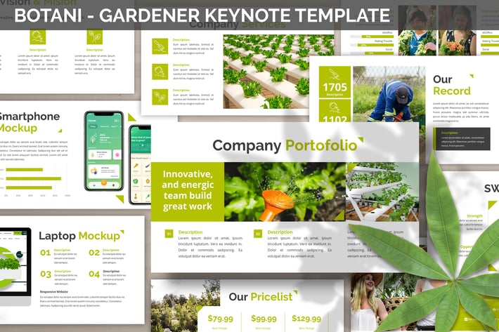 Botani - Gardener Keynote Template