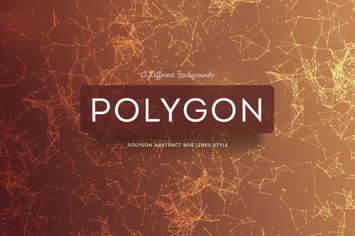 Polygon Abstract Backgrounds Lines Style