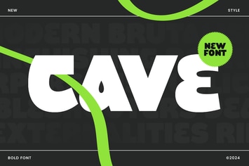 Cave - Bold Font