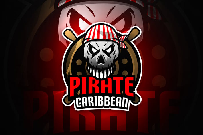 Pirate Caribbean - Mascot & Esport Logo