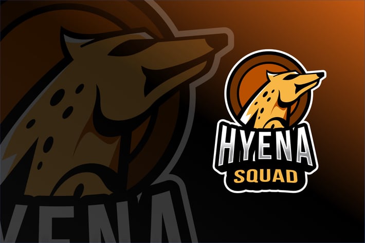 Hyena Squad Esport Logo Template