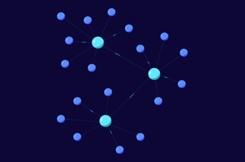 Blockchain Platform Isometric Illustration