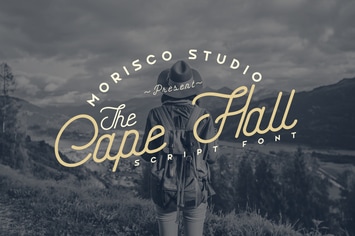 The Cape Hall - Monoline Script Font