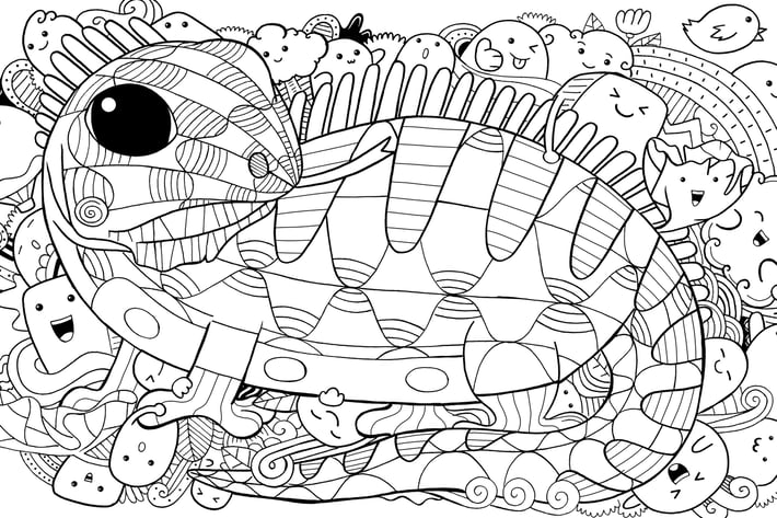Iguana Doodle