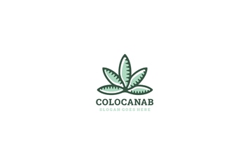 Colorful Cannabis Logo Design